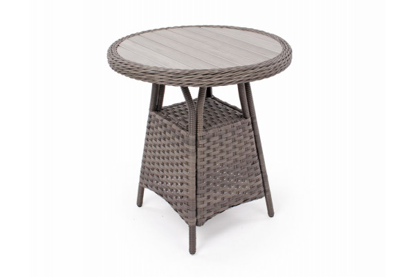 Siesta Grå Cafesæt m/2 pos stole - Ø 70 cm