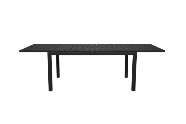 Miami Cebu Havemøbelsæt - 95x160/210/260 cm - Sort