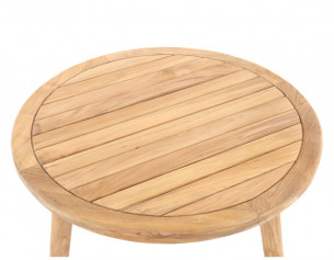 Teak Sidebord - Ø50 cm 2