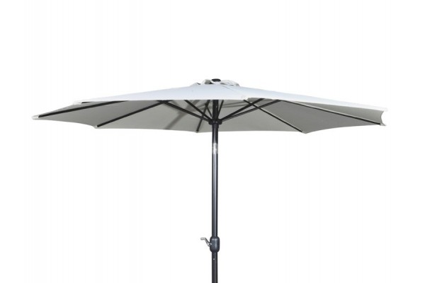 Alu parasol med tilt - Ø 3 meter - Off-white