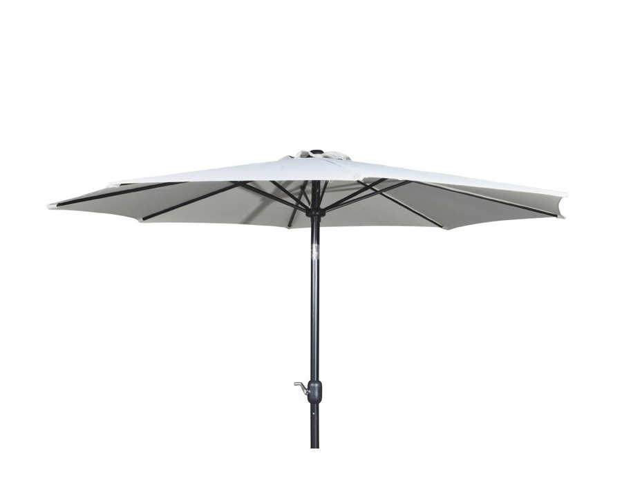 Alu parasol med tilt - Ø meter - Off-white