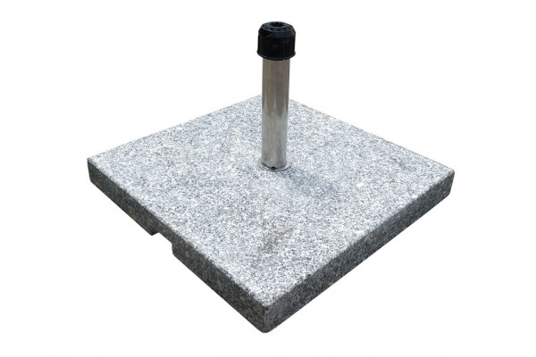 Parasolfod 60 kg – Grå granit m/hjul